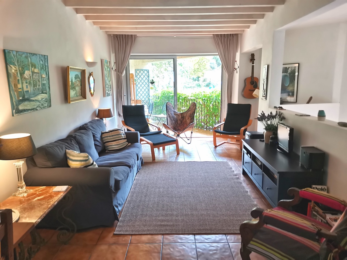 Sunny house in heart of Ceret with view & terraces