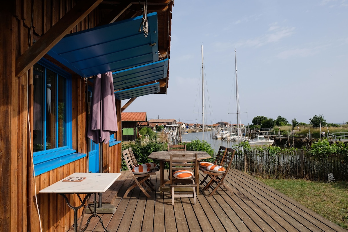 La Cabane des Barbots Bleu - Bassin d 'Arcachon