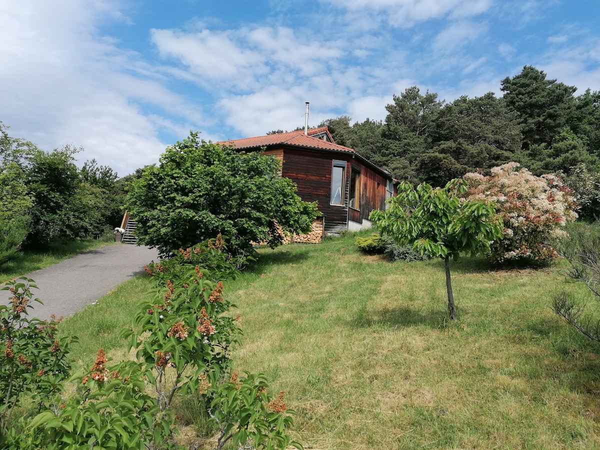 Maison bois vue panoramique