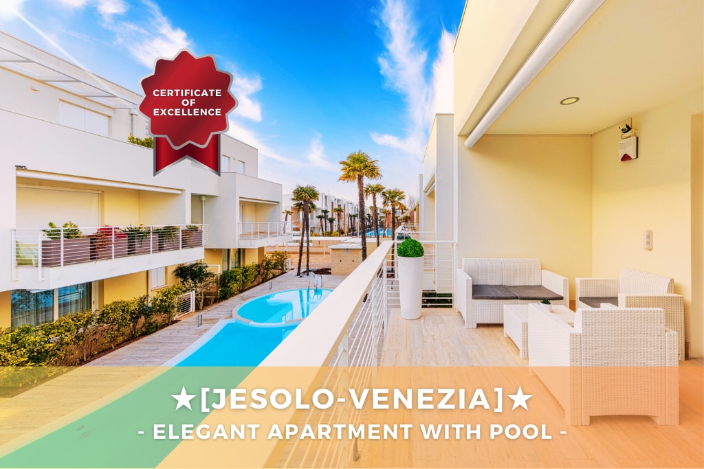 ★[JESOLO-DELUXE]★ Elegant Apartment with Pool