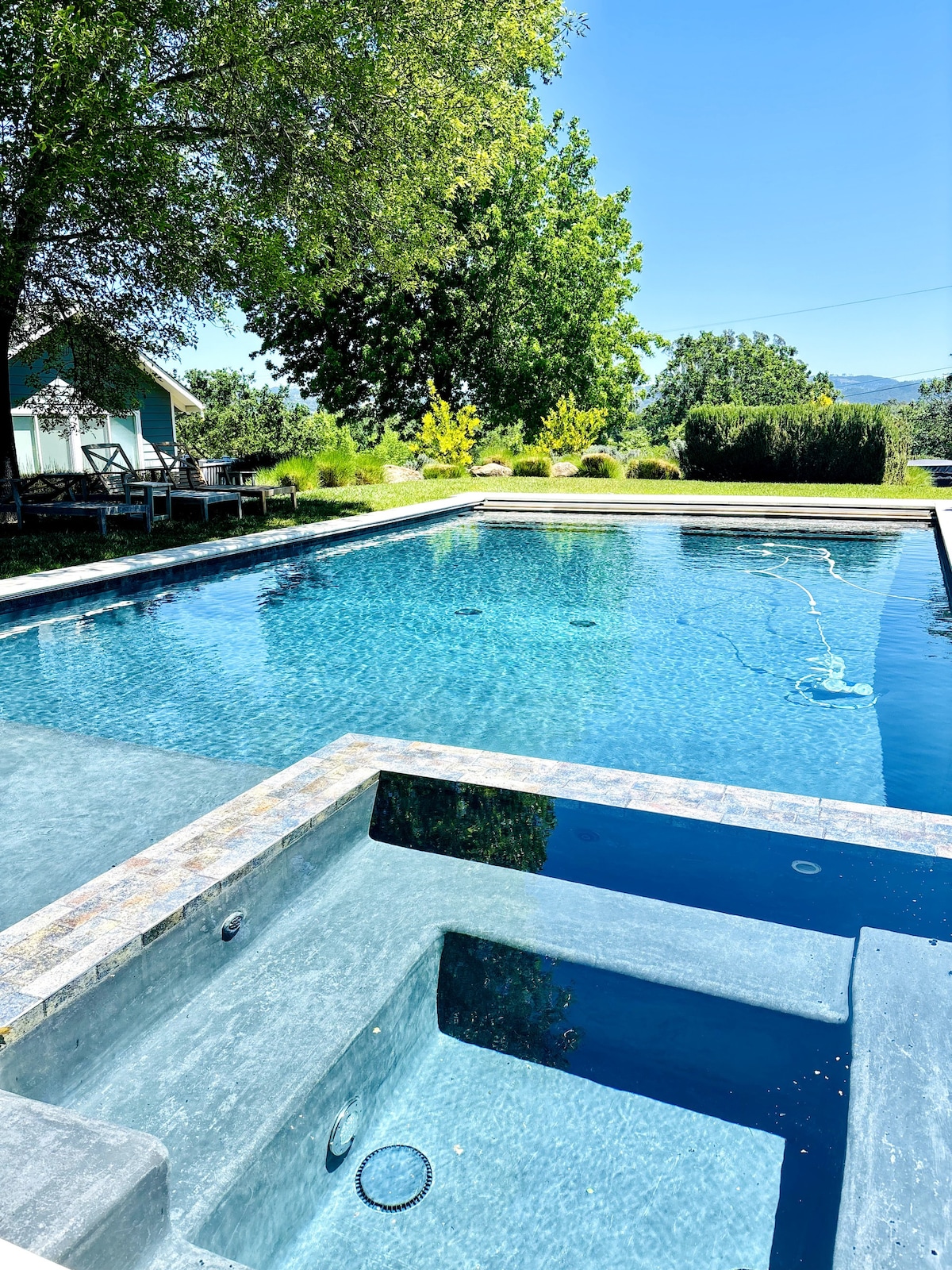 Modern Farmhouse with Pool, Hot Tub & Views!