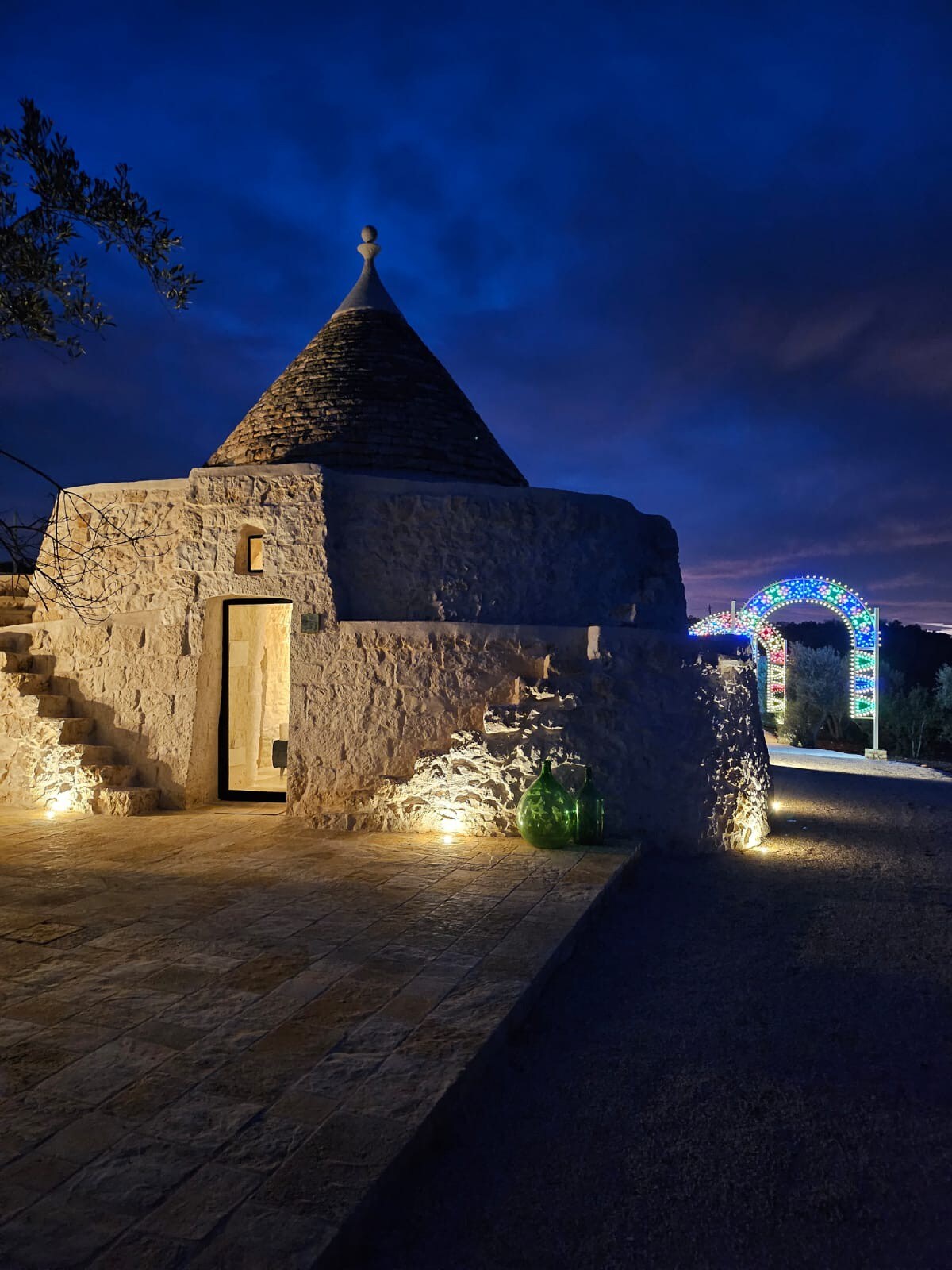 Trullo con vista mare e piscina riscaldata