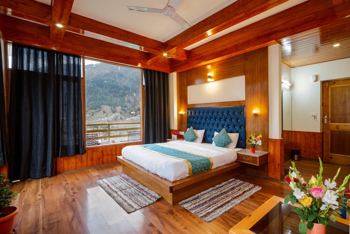 Private bedroom 2 mountain view
Manali Naggar road