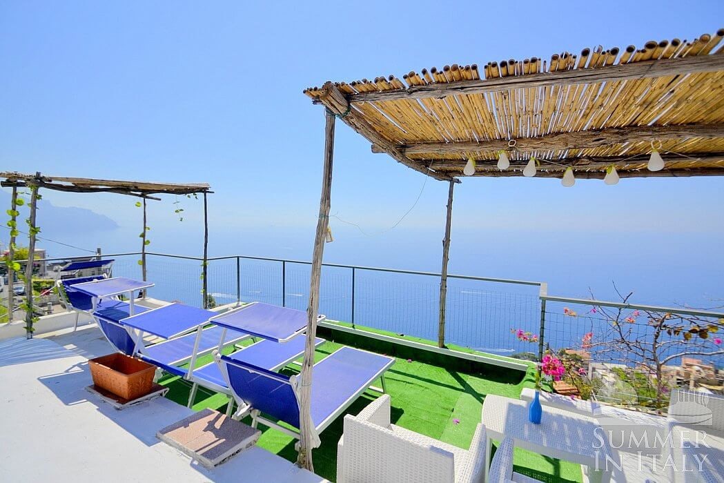 Casa Grace Amalfi_海景和日光浴室