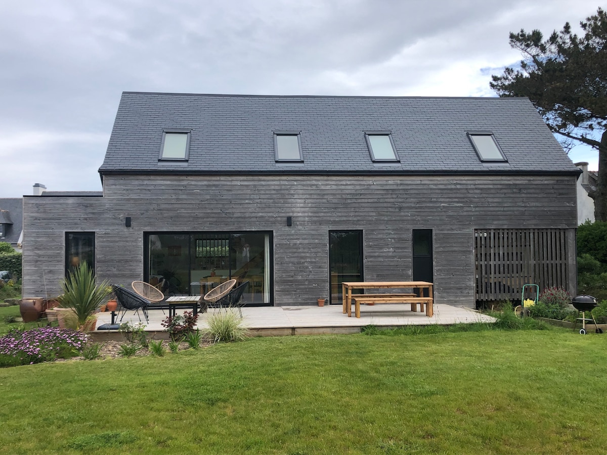 Maison d'architecte bord de mer et campagne