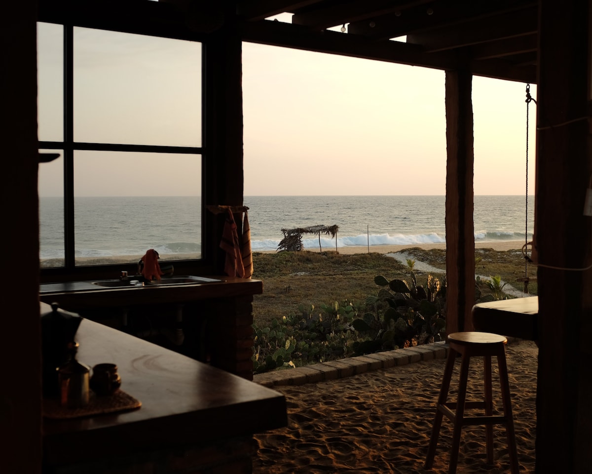 Eco-Cabins with Ocean Views & Surfing Spot