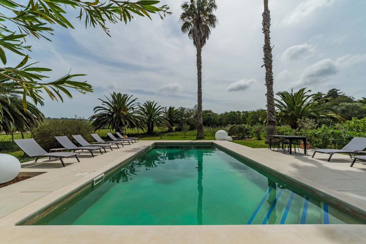 Private 5BR villa with pool, orchard, gardens