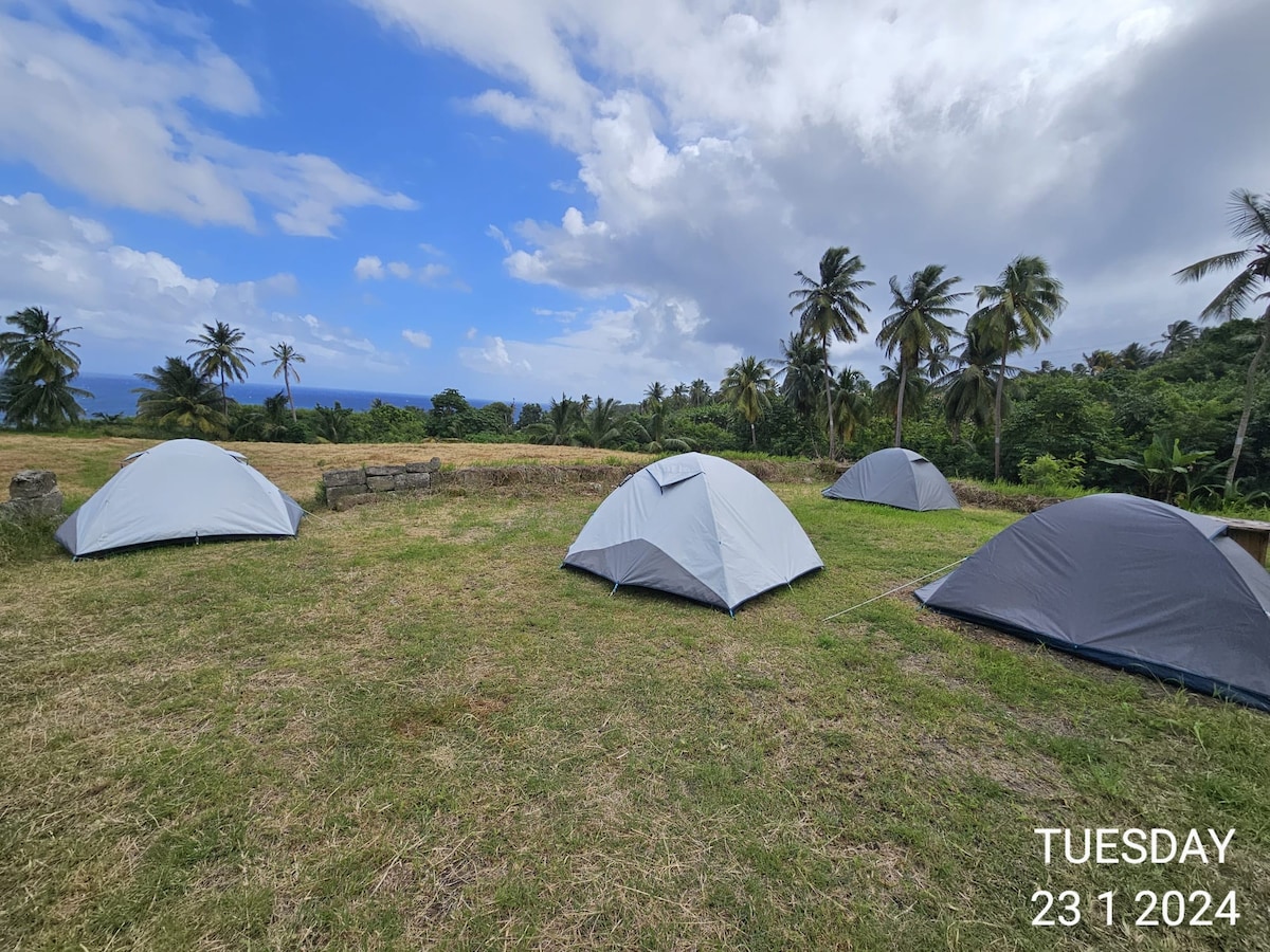 Tent Near The Beach (1) - Camping Barbados