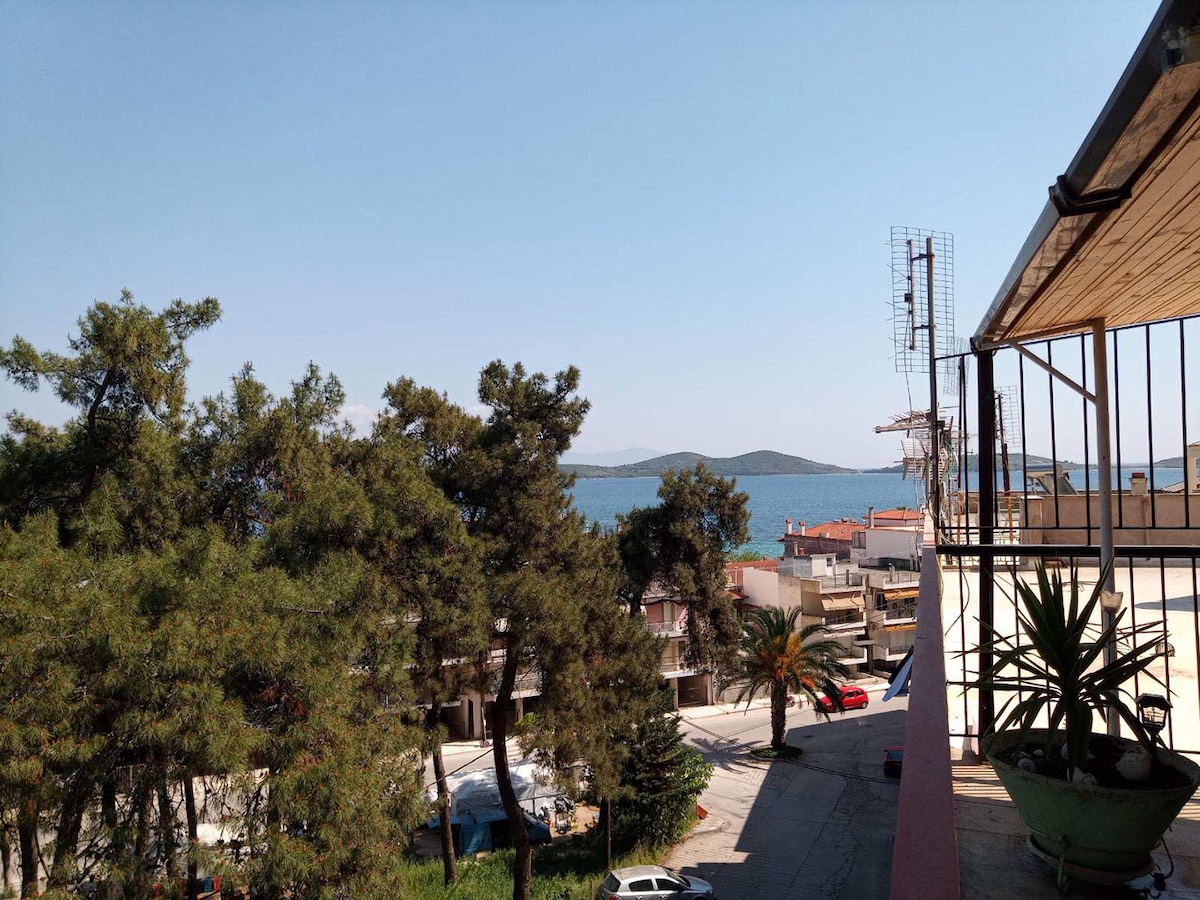 Penthouse in Nea Peramos, Kavala, Greece