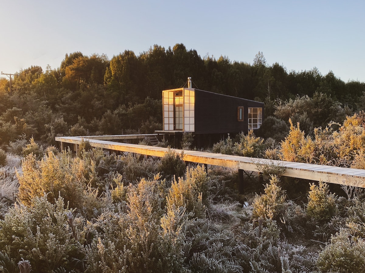 Tinyhouse Pichi II - vida lenta en Patagonia Costa