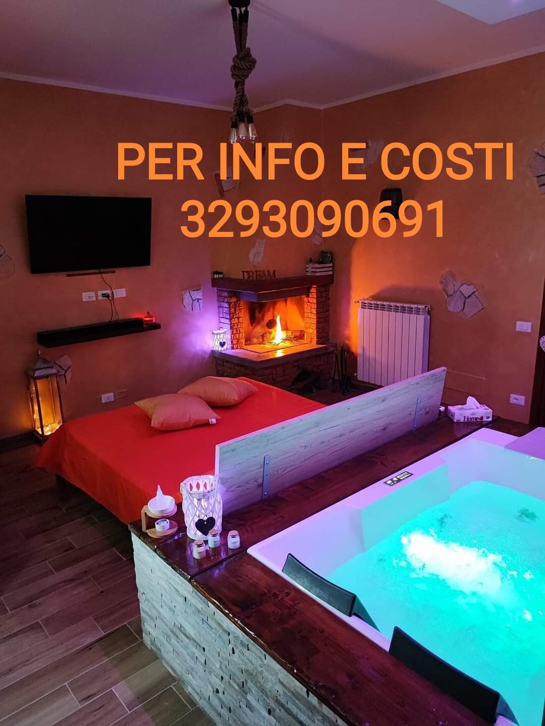 suite con vasca idromassaggio in villa nel Lazio