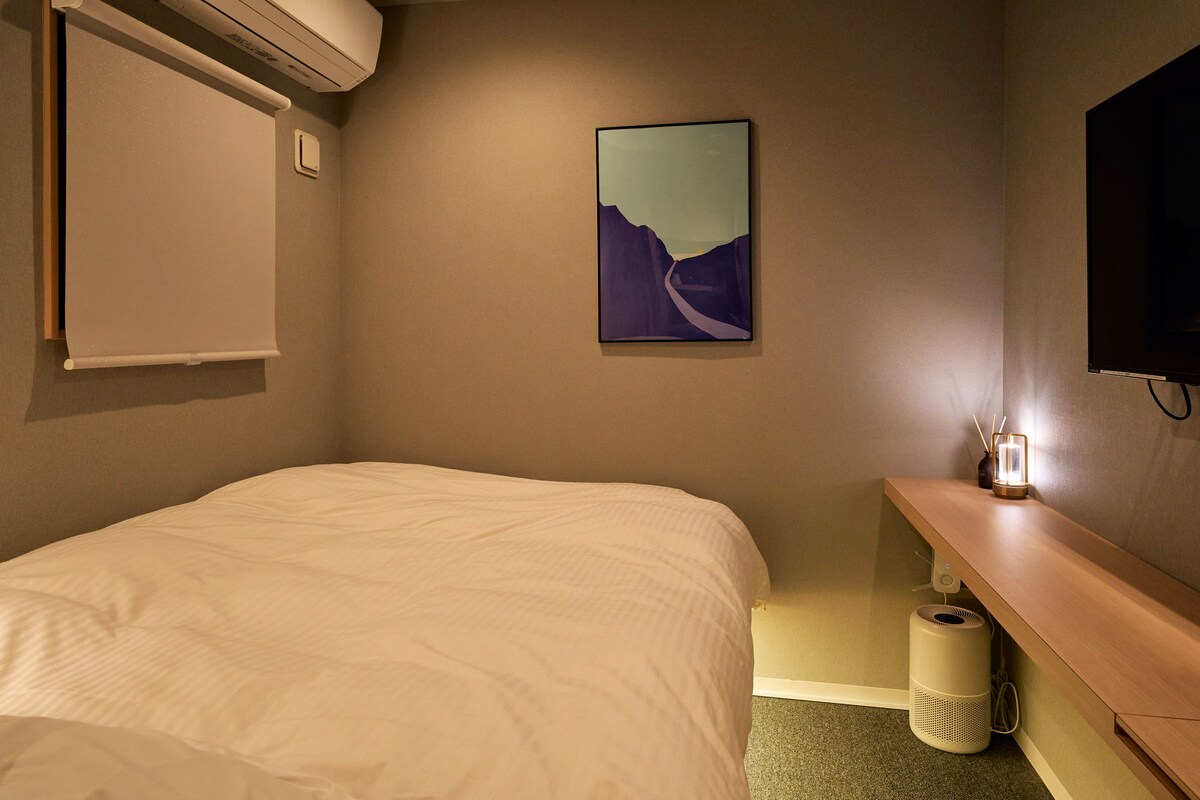 【Boxi Hakata 1】公寓酒店，配备1张双人床