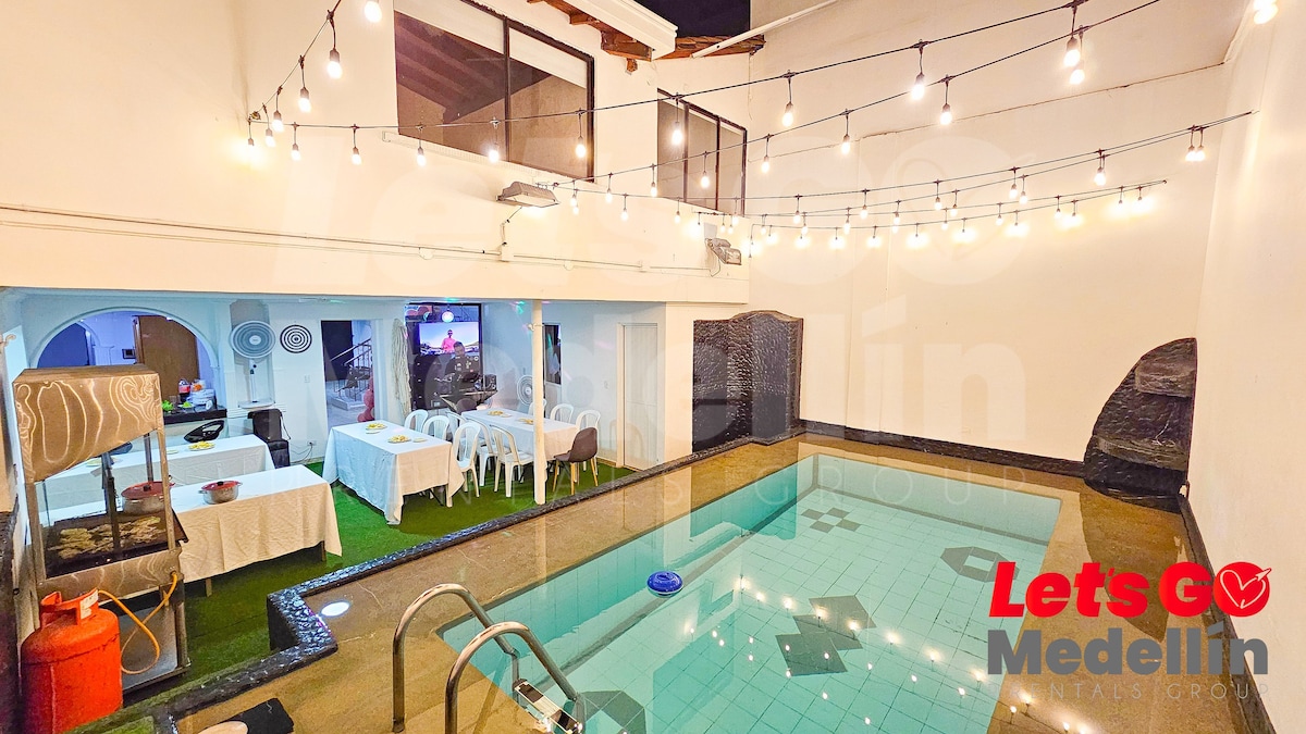 Luxury Villa Laureles Heated Pool 18 Min Poblado !