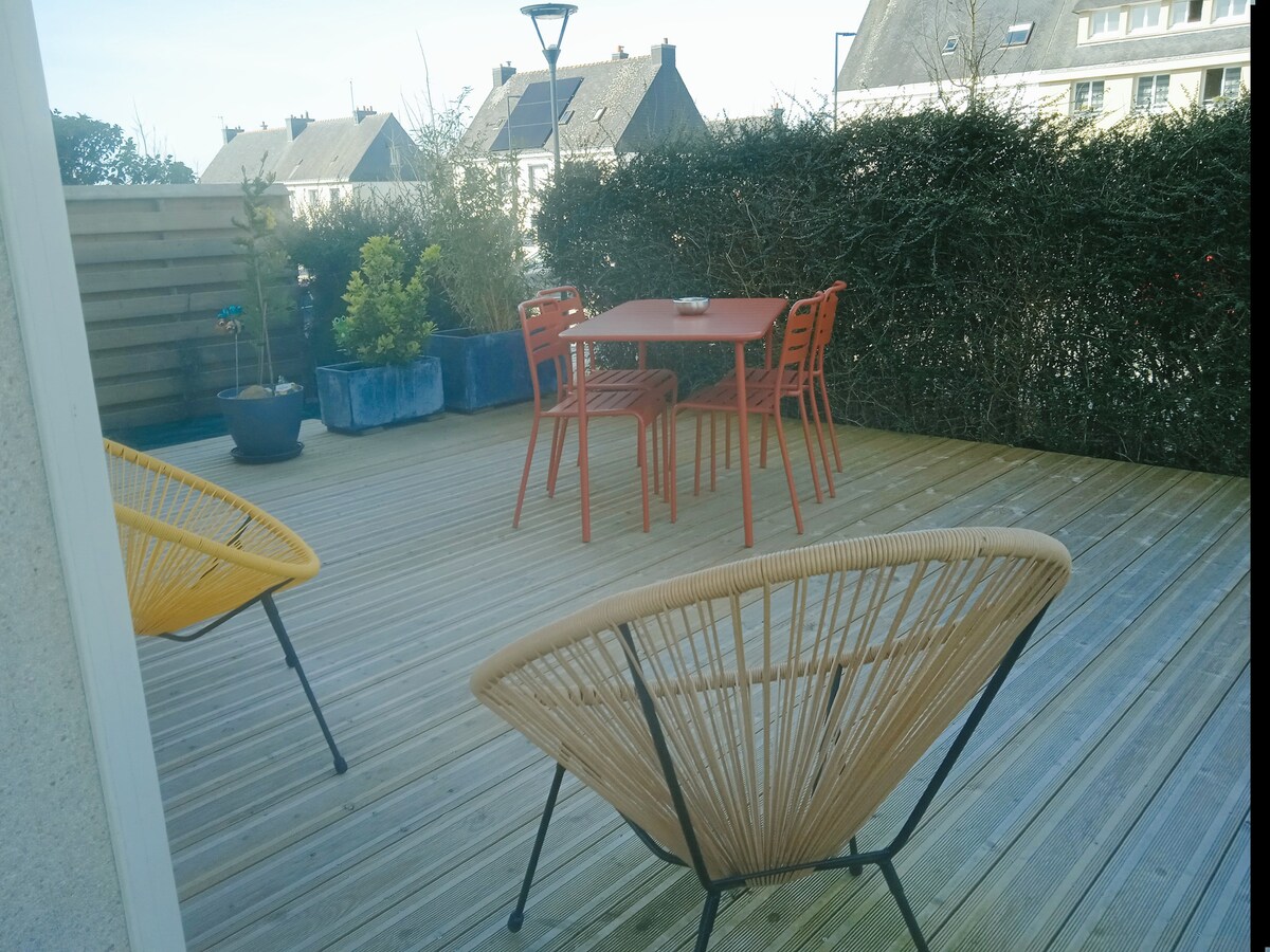 T3 65 m² jardin + belle terrasse