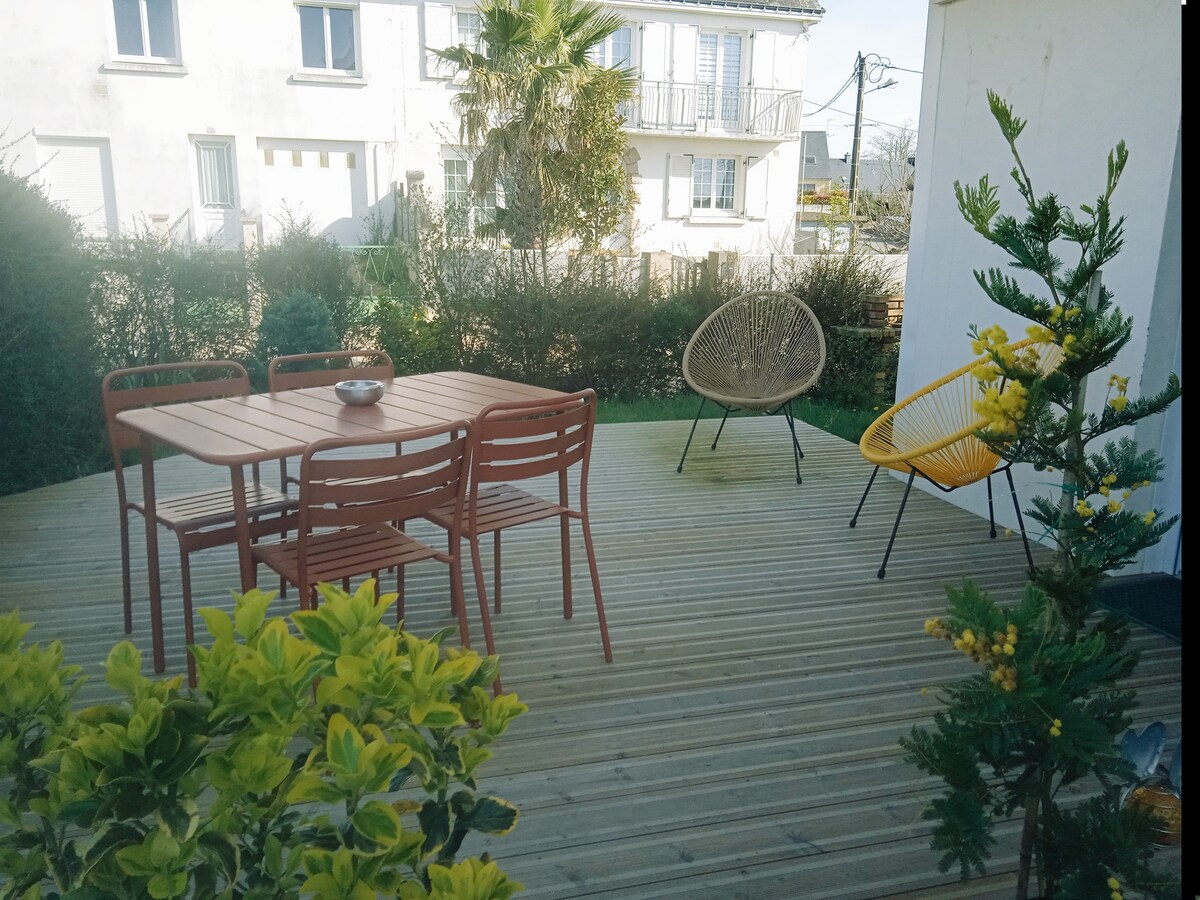 T3 65 m² jardin + belle terrasse