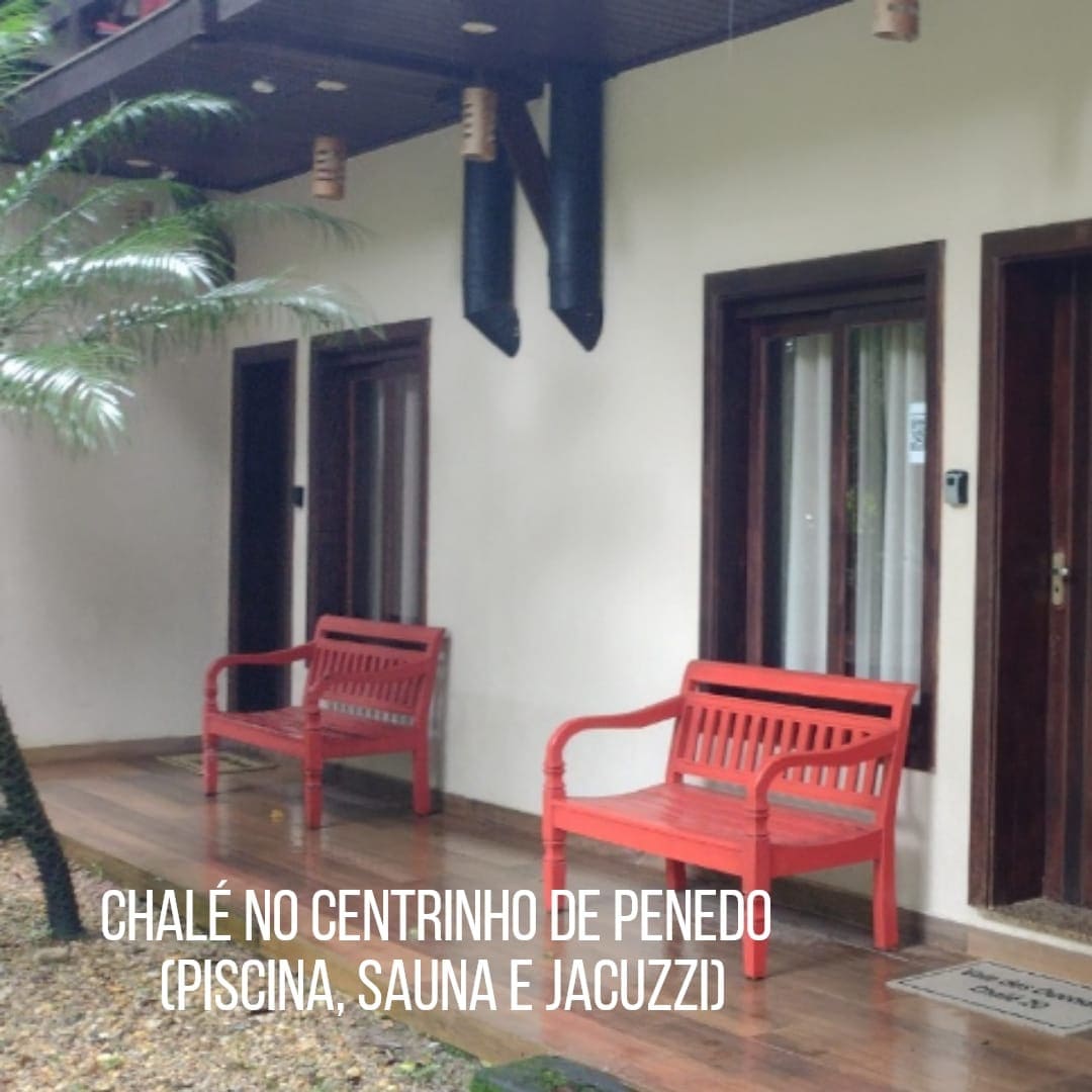 VDE21 Chalé centro de Penedo(Piscina,Sauna,Jacuzi)
