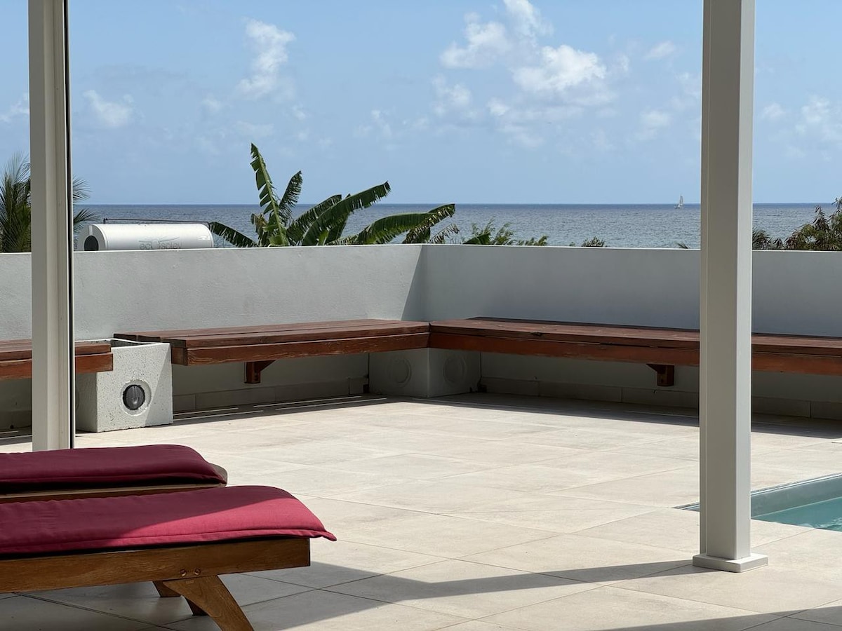 Villa Little Grey caribbean sea view