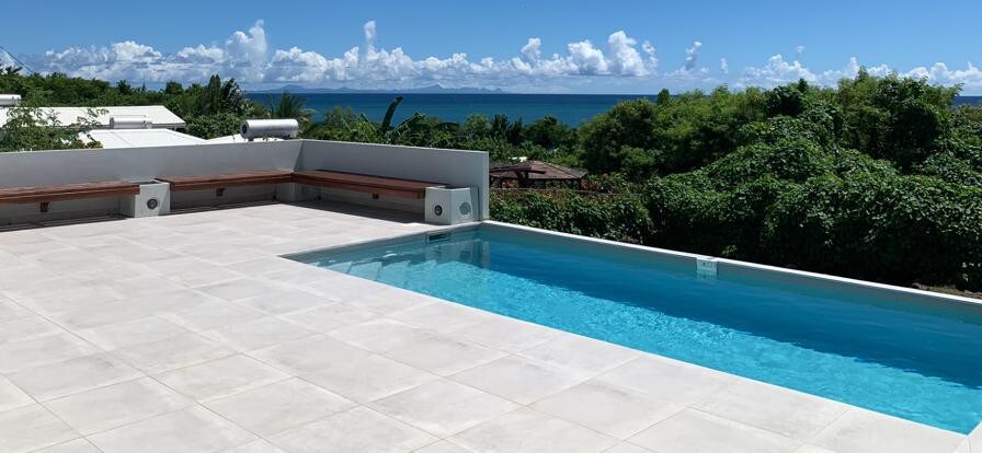 Villa Little Grey caribbean sea view