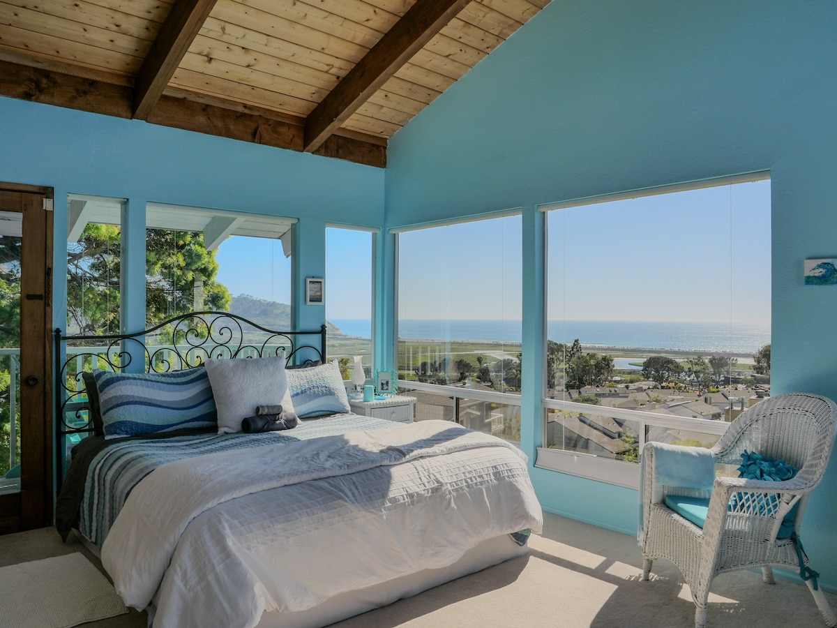 Del Mar Terrace房源，可欣赏海景，从每个房间可欣赏海景