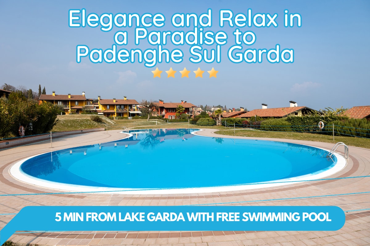 [5 Min from Lake Garda] with Free Swimming Pool