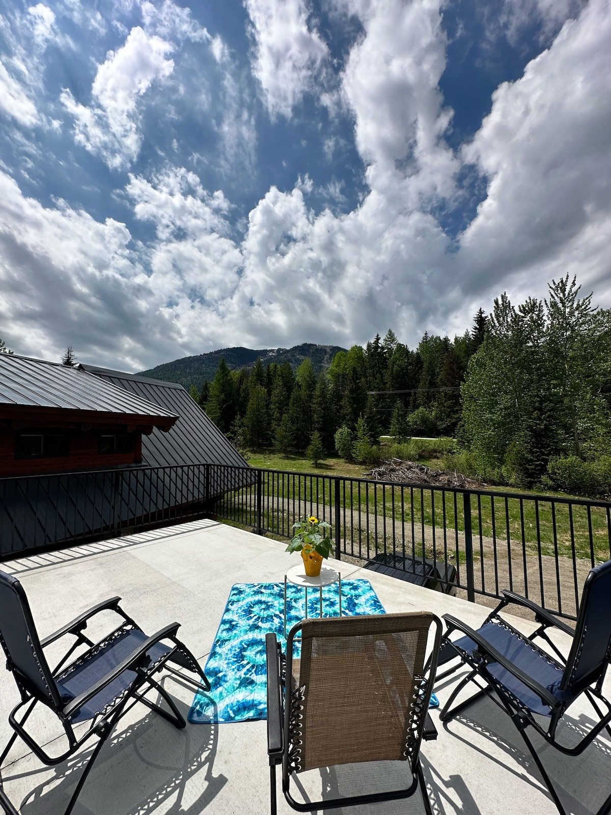 Peaceful/Stylish Log Cabin: Near Red Mt Biking