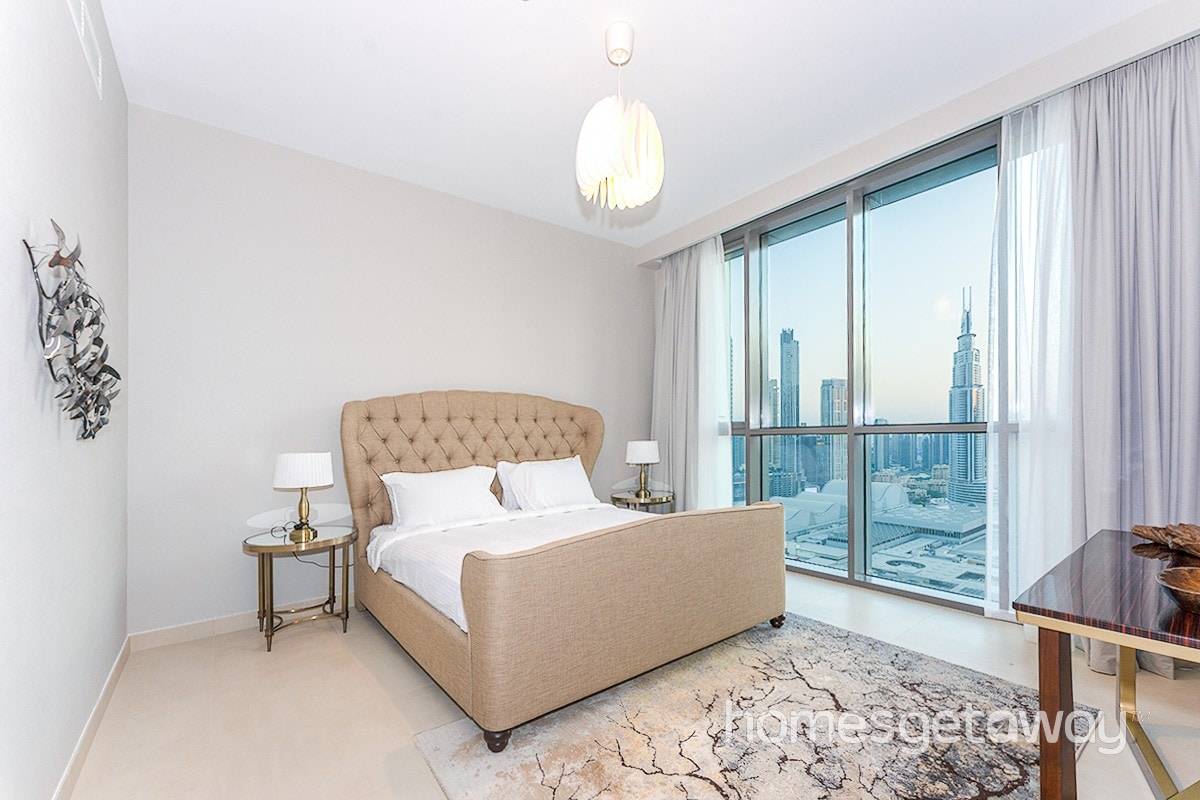 BurjKhalifa & Fountain View 3BR+M with Mall Access