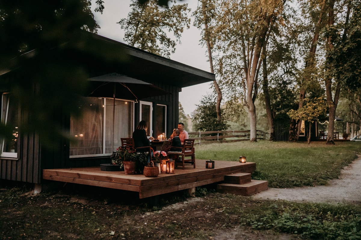 Lake cabin in Dunduriņi