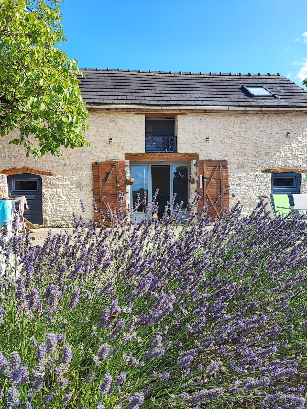 Grange avec piscine, un havre de paix