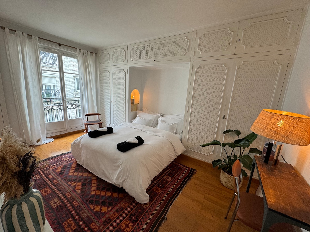 Chambre cosy dans appartement proche Paris 16eme