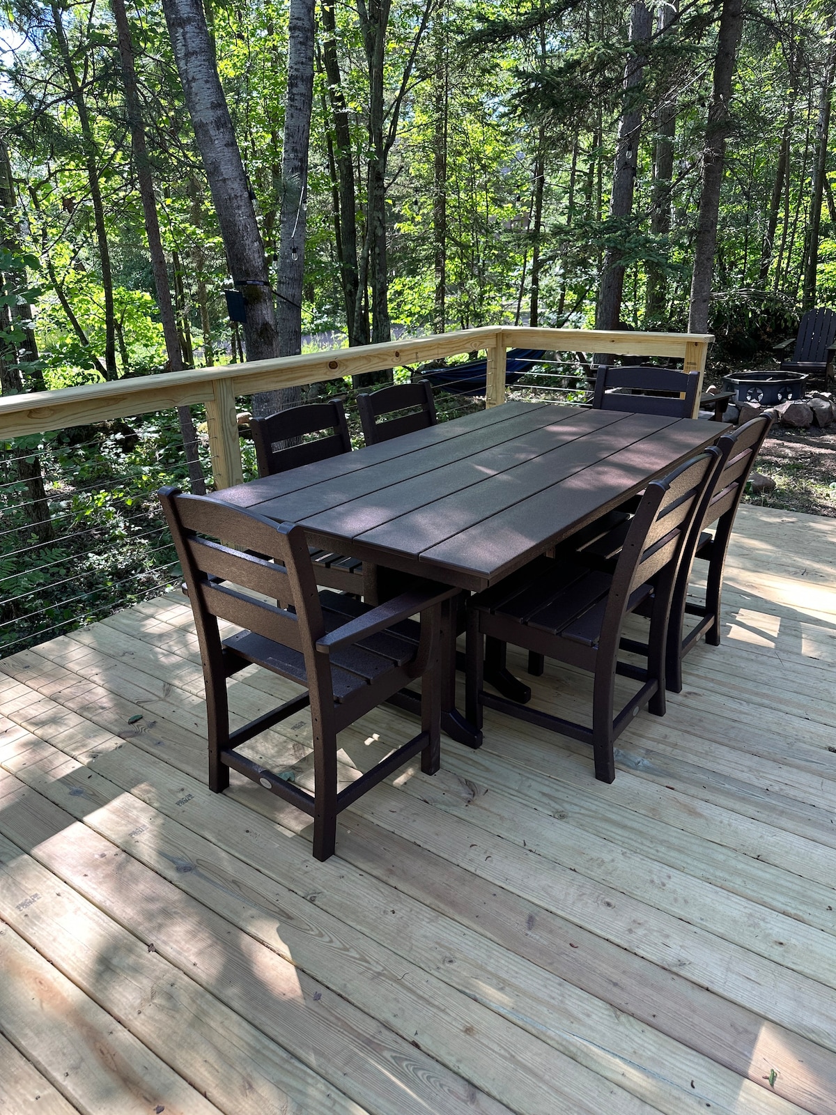 Rocky Pines U.P ~ Big deck, firepit, A/C, sauna