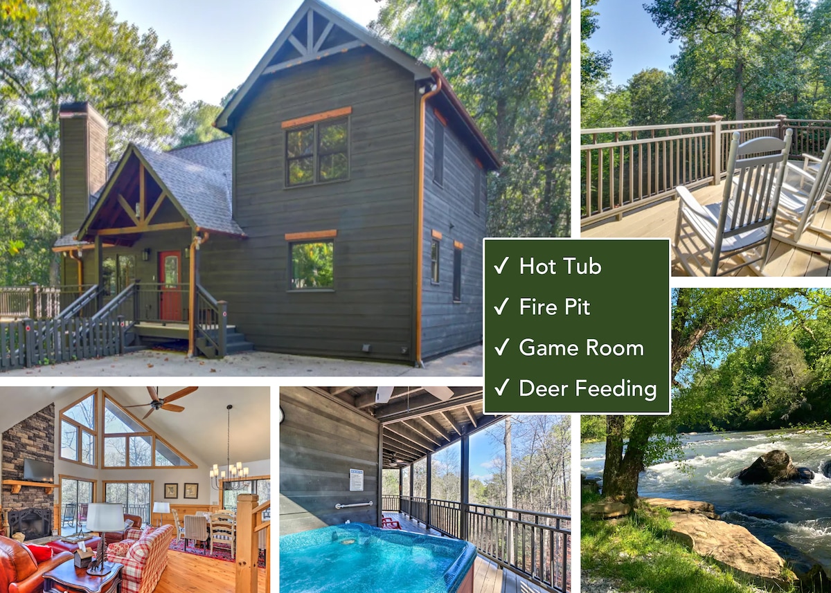 MUST SEE- Kid Pet Friendly / Hot Tub / FP / Game R