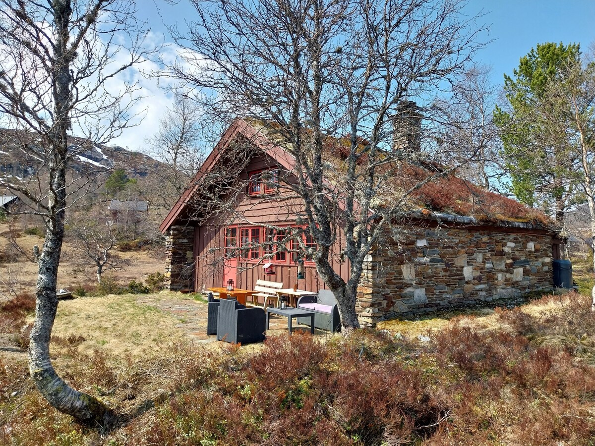 美丽的徒步地形小屋