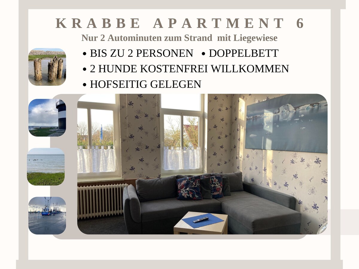 Nordsee Apartment Krabbe, Smart-TV, Parkplatz