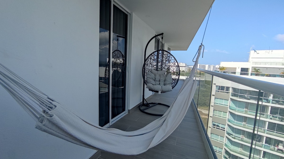 Panoramic view apartment with private jacuzzi