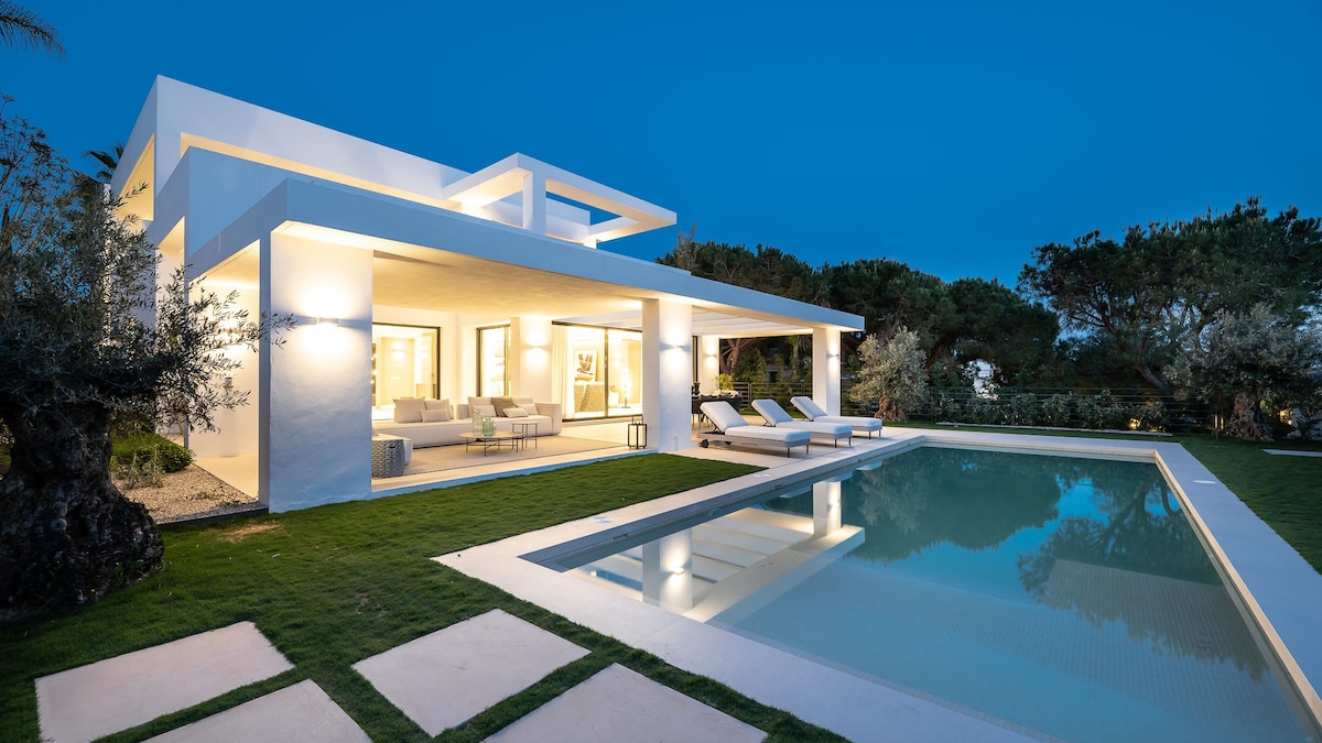 Villa elegante en Marbella - Piscina Climatizada