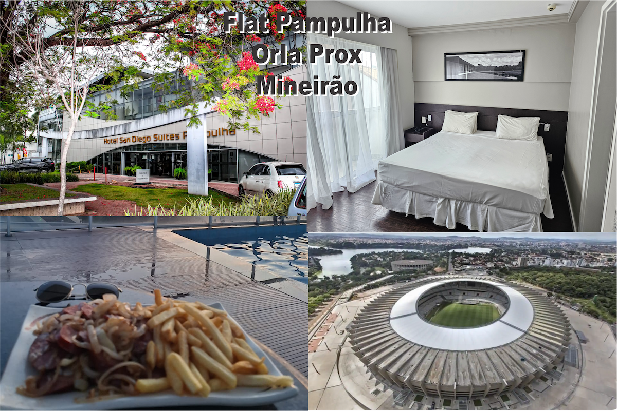 Flat Pampulha orla prox Mineirão