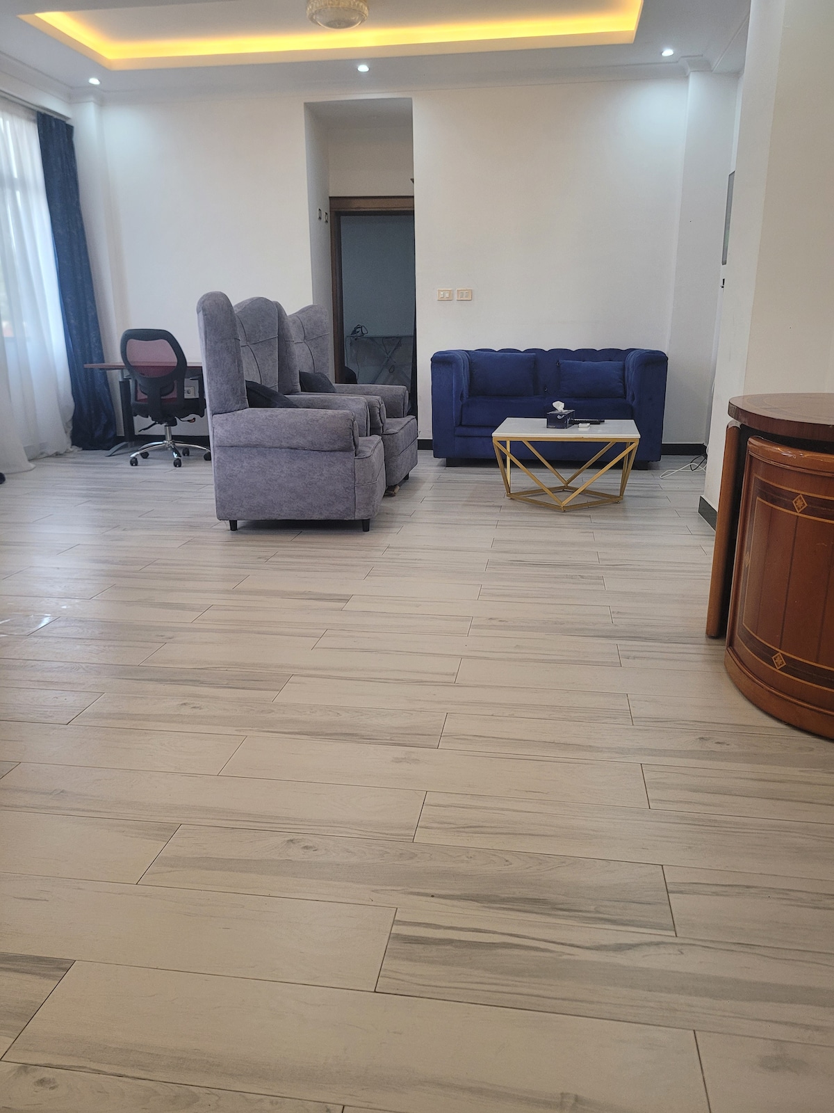 fully furnished apartment at center bole olompya