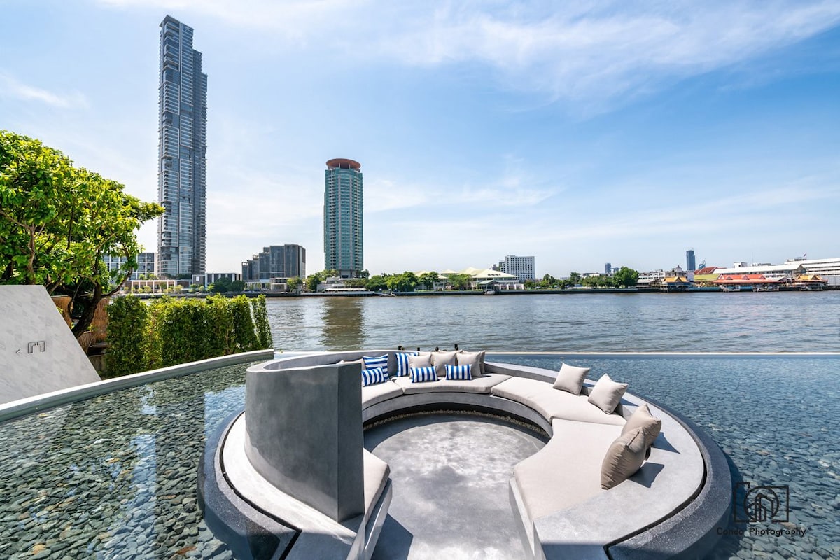 Luxurious River View Condo @chao phraya river