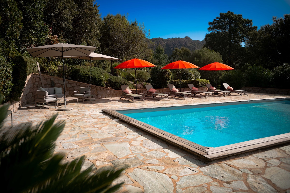 Villa 6 personnes avec piscine Conca Corse du sud