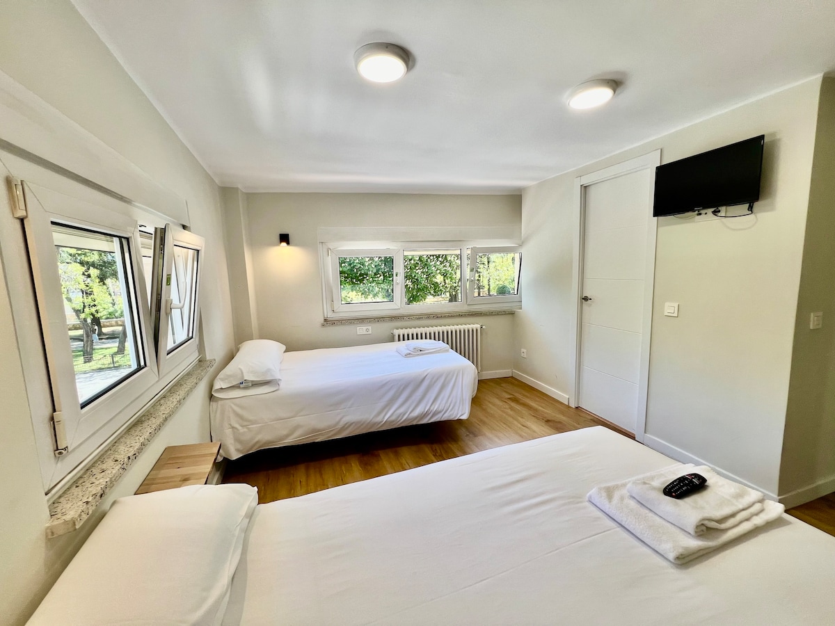 Spectacular double room with two beds