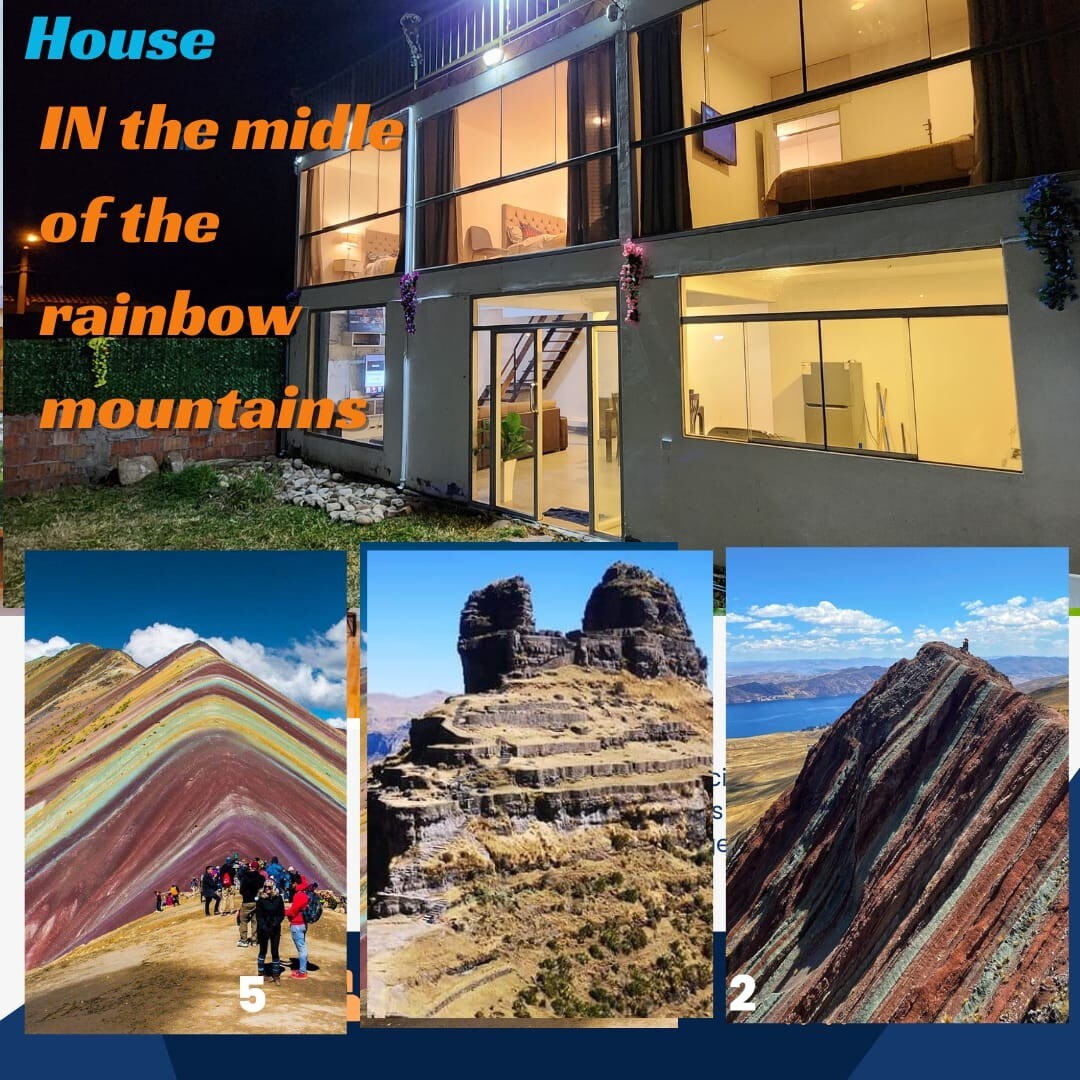 Inka House in the Midle of Rainbow Mountains