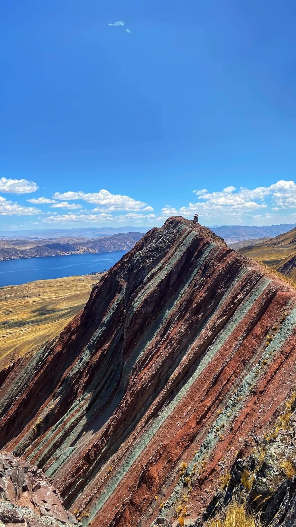 Inka House in the Midle of Rainbow Mountains