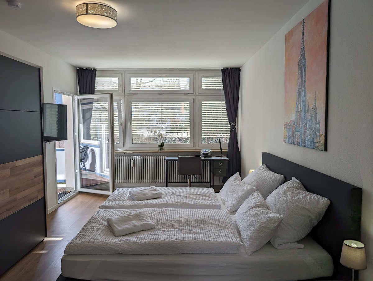 100m zum Ulmer Münster: 57m² Wohnung an der Blau