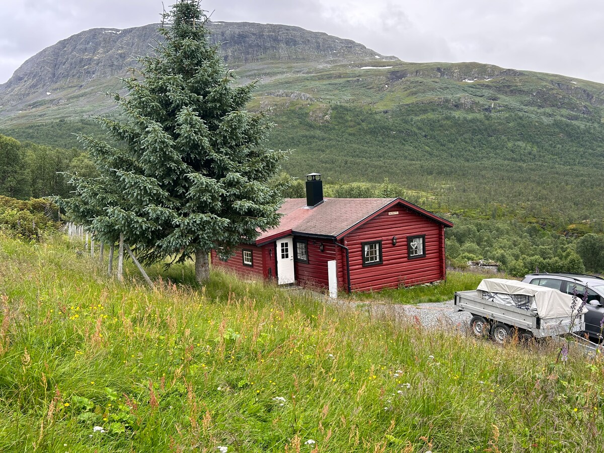 Hytta "Hem-att" på Filefjell.