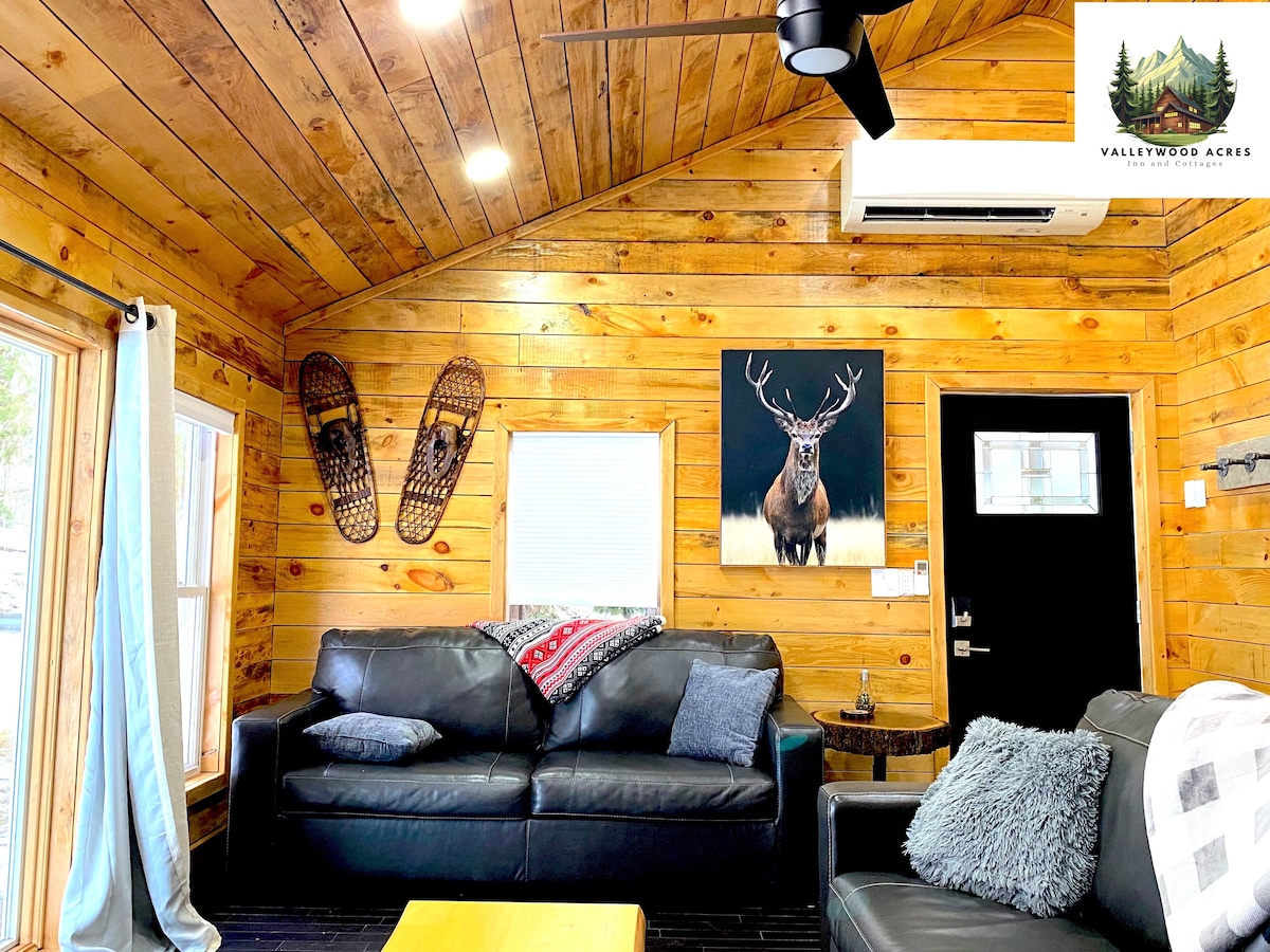 Log Cabin with modern comfort, hiking,fishing&more