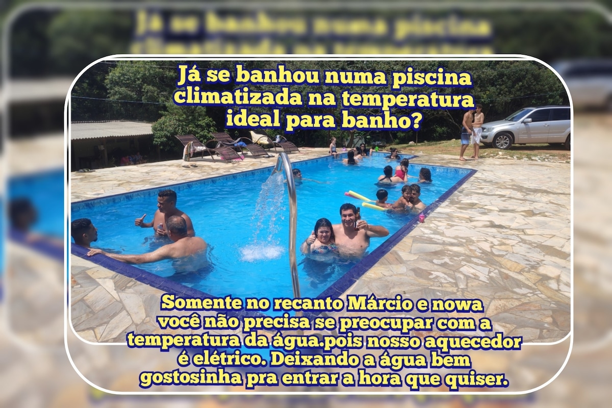 Recanto Marcio e Nowa Piscina Aquecida