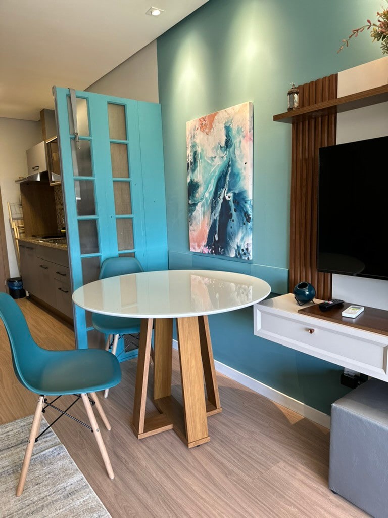 Inn 808, Loft com Sacada no Parque Una