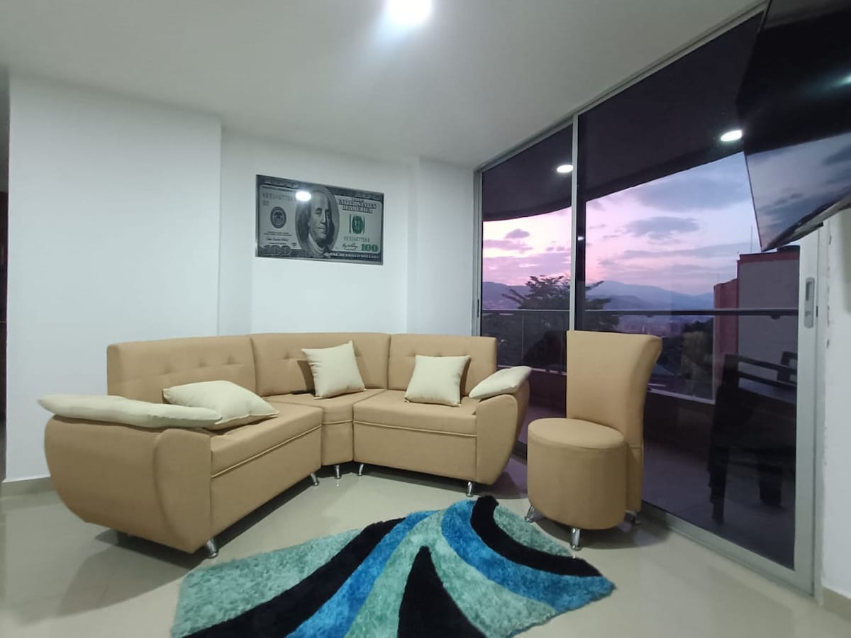 Comfortable Apt Envigado 3 Rooms 5 Beds