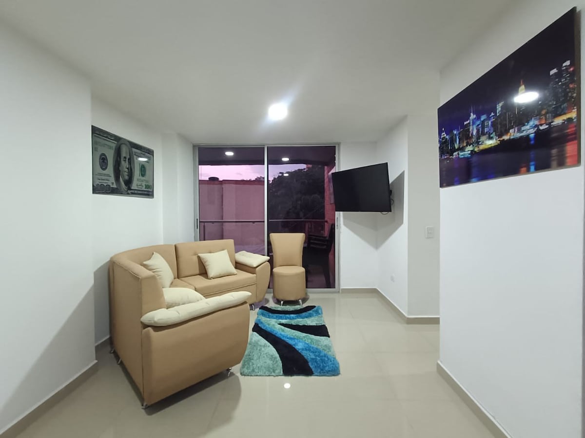 Comfortable Apt Envigado 3 Rooms 5 Beds