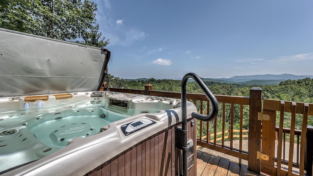 Private•OMG Views•Hot Tub•Firepit•10 min>Downtown